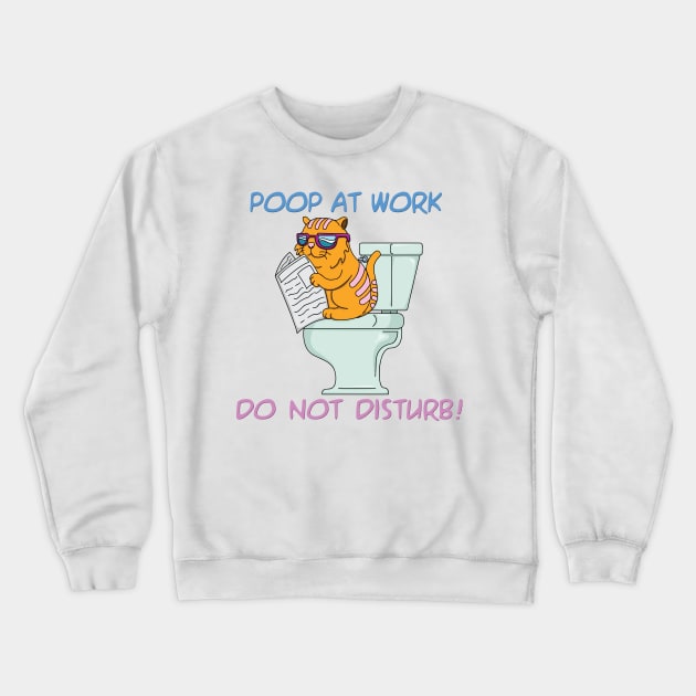 Cat poop Crewneck Sweatshirt by NPXdesign